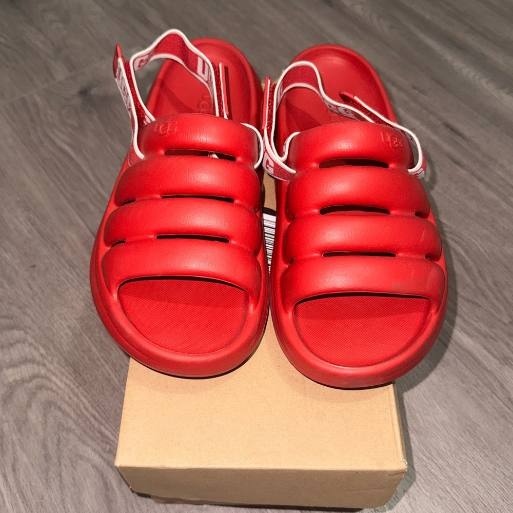 Red UGG Women's Sport Yeah Sandal